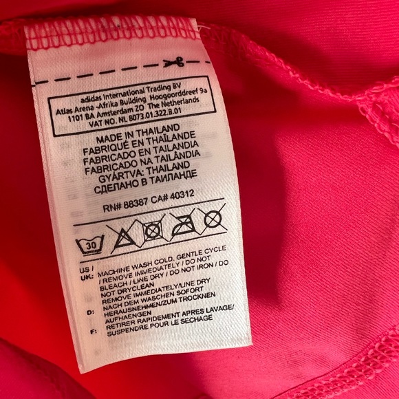 Adidas ClimaLite women’s pink workout tank top outdoor -size s - Picture 7 of 8